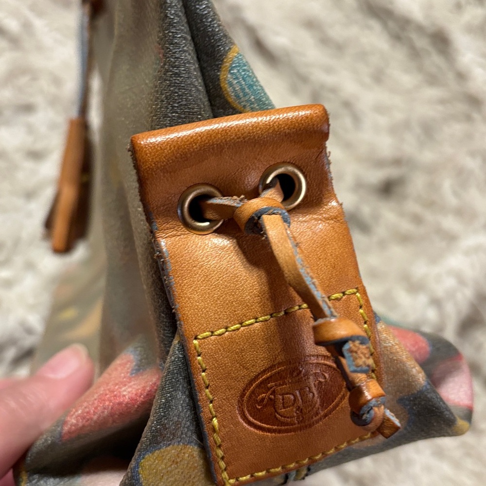 Dooney & Bourke Multicolor Heart Print Bag - Picture 4 of 8